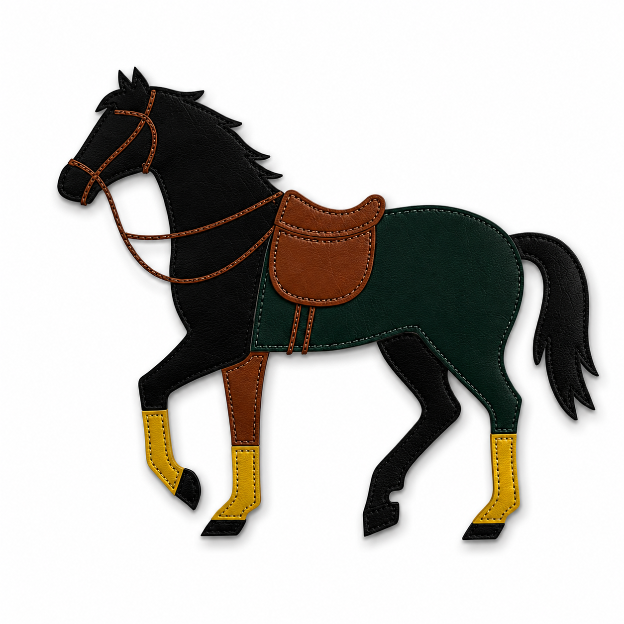 Horse Leather Patch T-Shirt