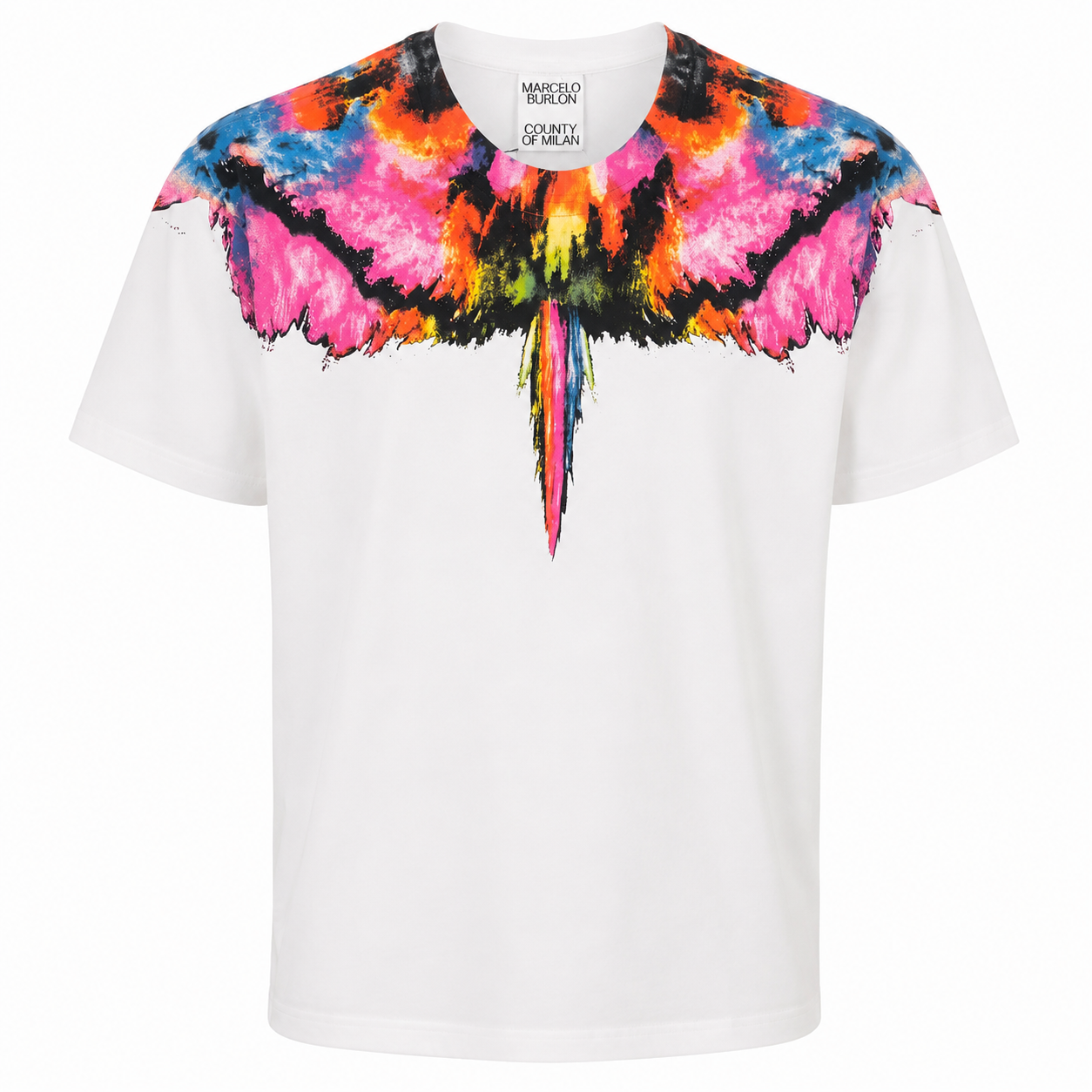 Marcelo Burlon Abstract Wings T-Shirt – White