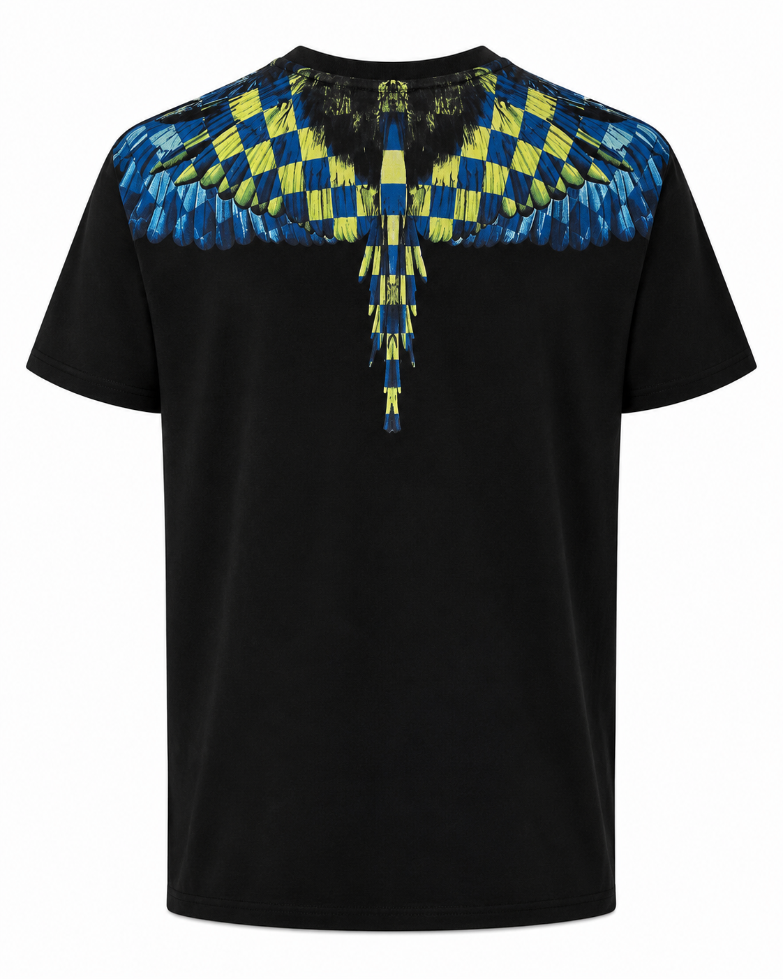 Marcelo Burlon Checkered Wings T-Shirt – Black