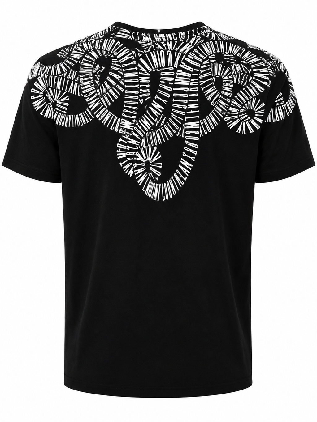 Marcelo Burlon Typographic Wings T-Shirt – Black