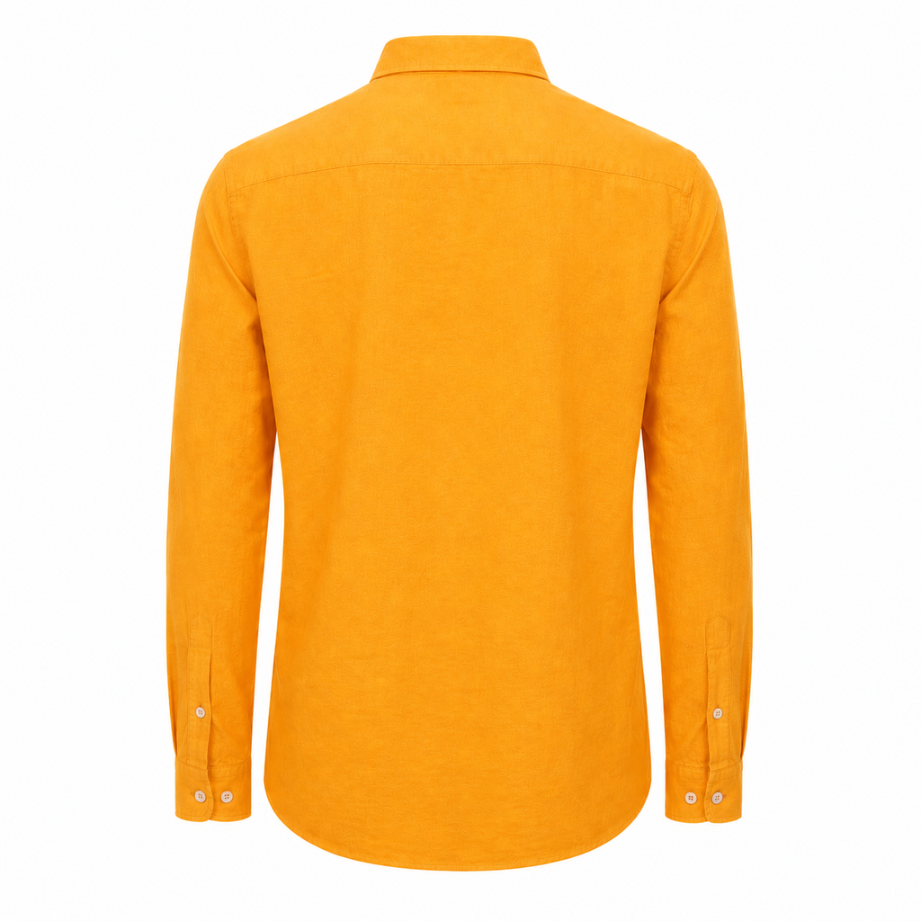 Ralph Lauren Linen Blend Button-Down Shirt – Orange