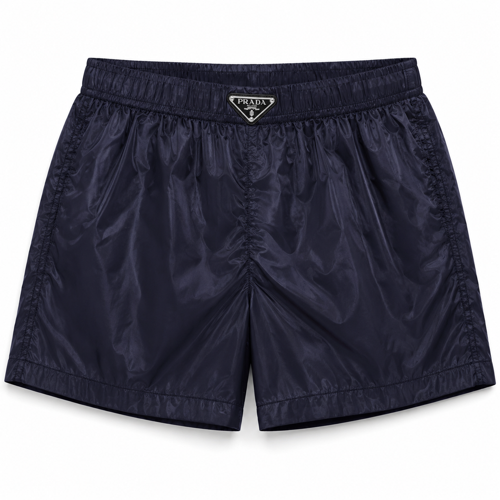 Prada Nylon Swim Shorts – Navy