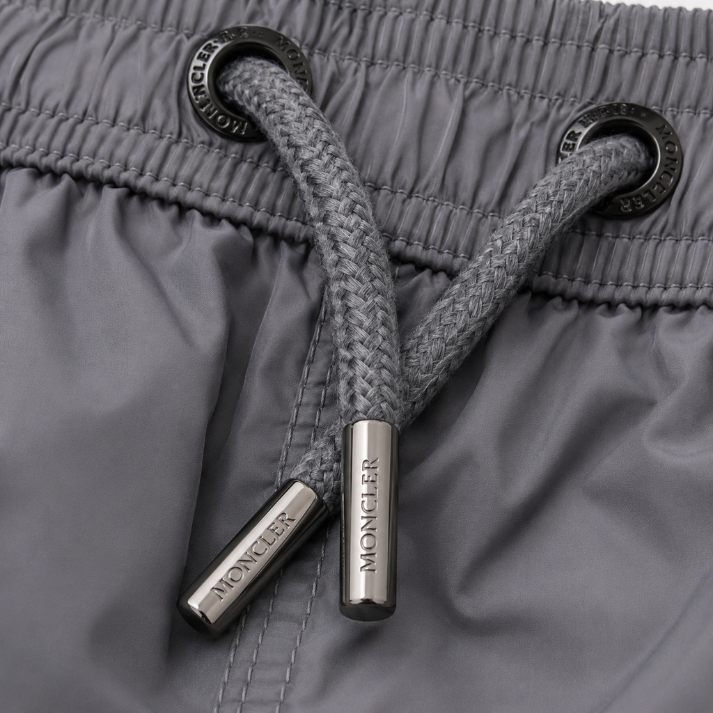 Moncler Grey Swim Shorts
