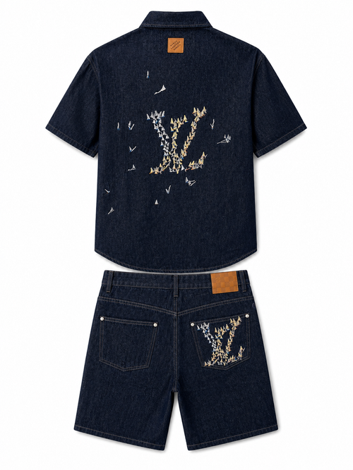 1V - Denim Set – Dark Indigo