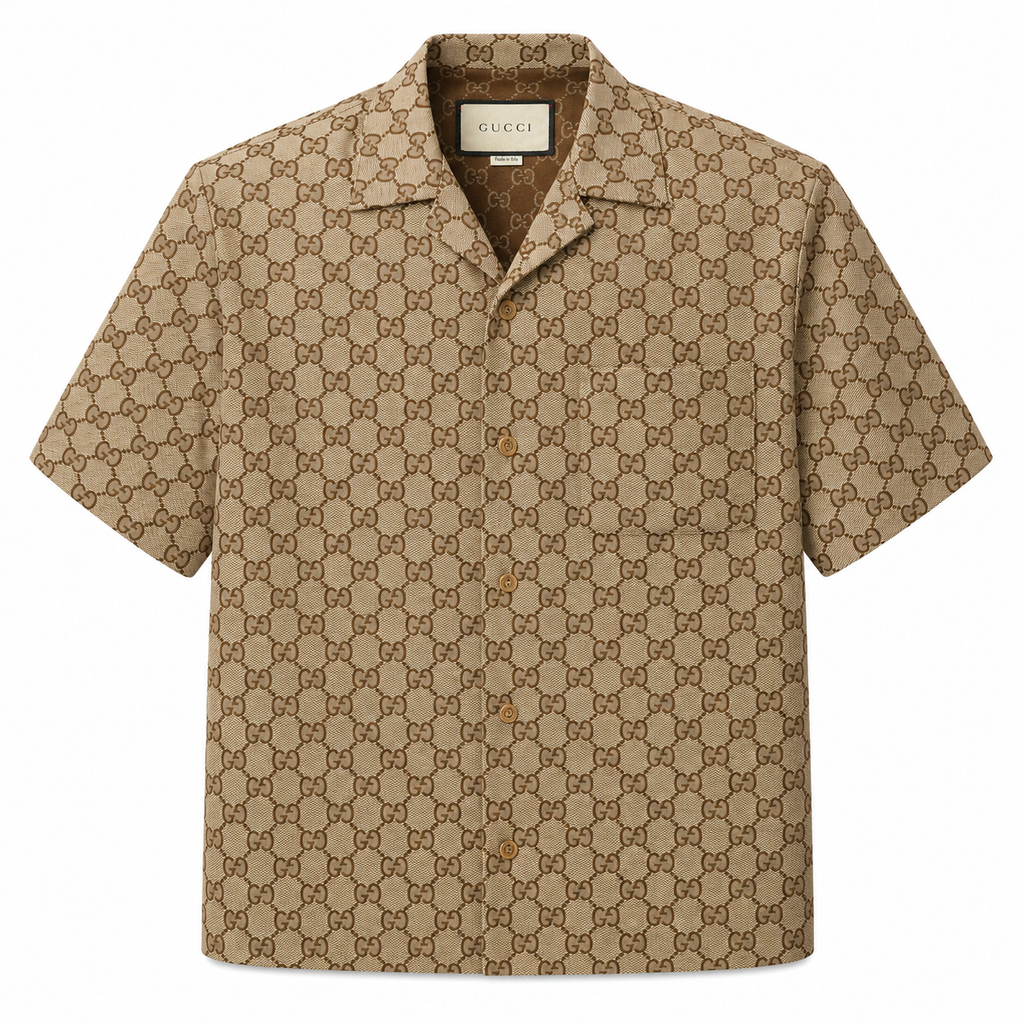 GG Monogram Shirt – Beige