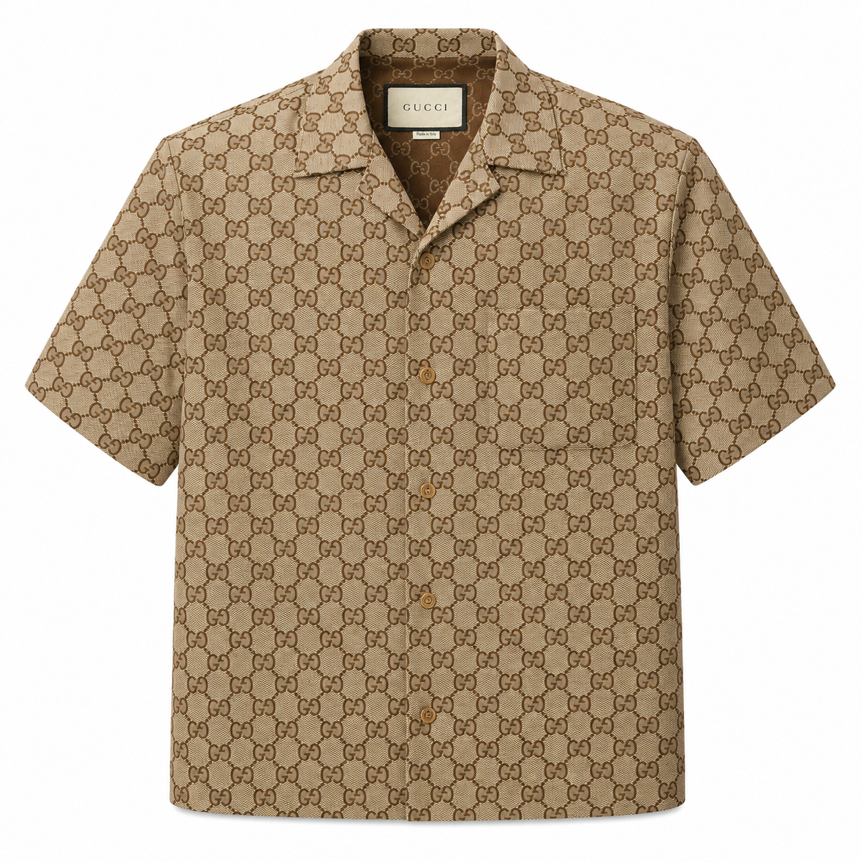 GG Monogram Shirt – Beige