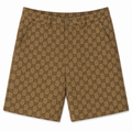 GG Monogram Shorts – Beige