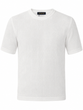1V Knit T-Shirt – Ivory White
