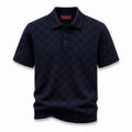 GG Knit Polo – Navy