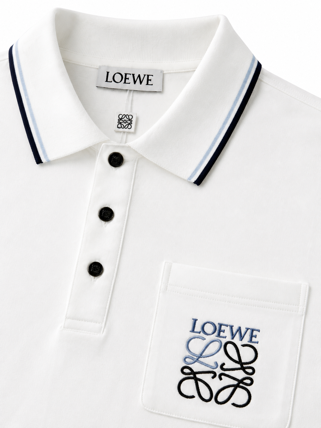 Classic Pocket Polo – White