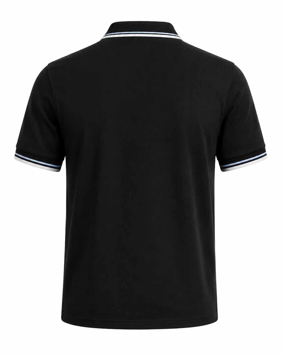 Mercerized Cotton Polo – Black