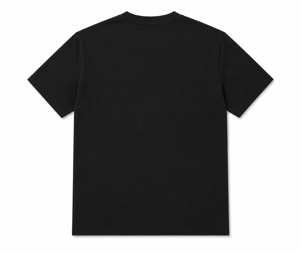 Black Premium Cotton Jersey T-Shirt
