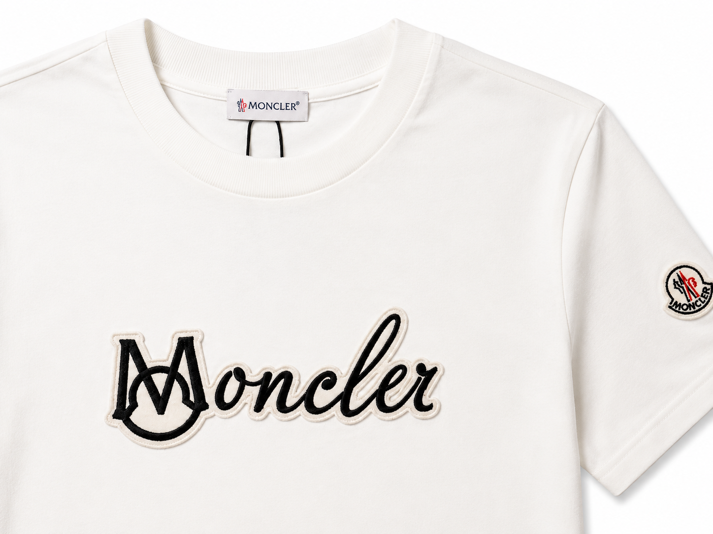 White Premium Cotton Jersey T-Shirt