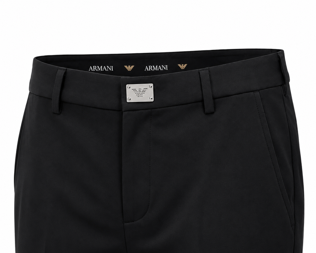 Premium Black Tailored Trousers