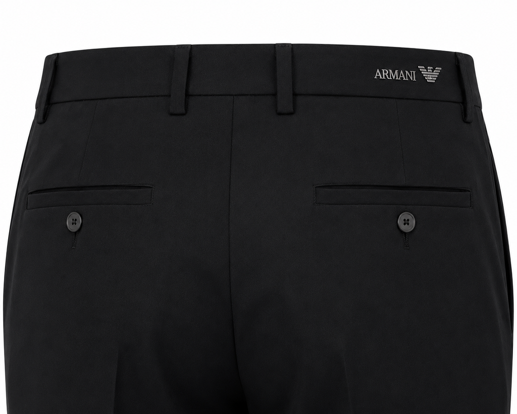 Premium Black Tailored Trousers