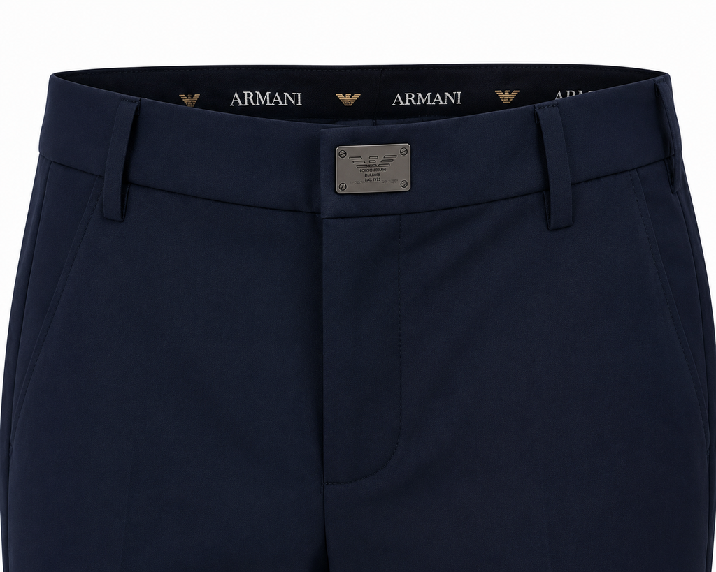 Premium Navy Tailored Trousers