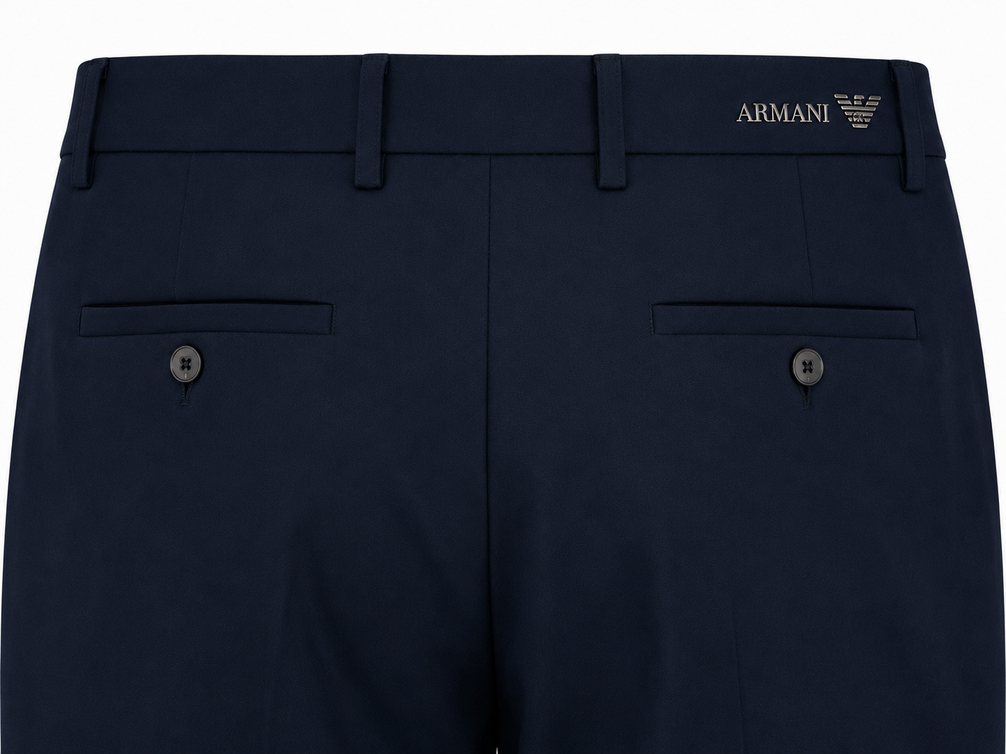 Premium Navy Tailored Trousers