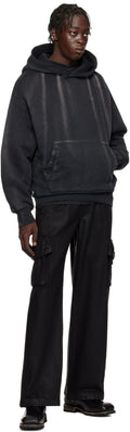 AMIRI Black Vintage Oversized Hoodie