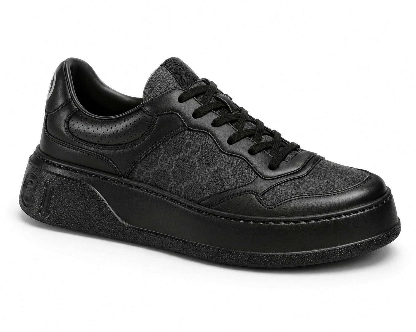 سنيكرز منصة Monogrami من GC-Black