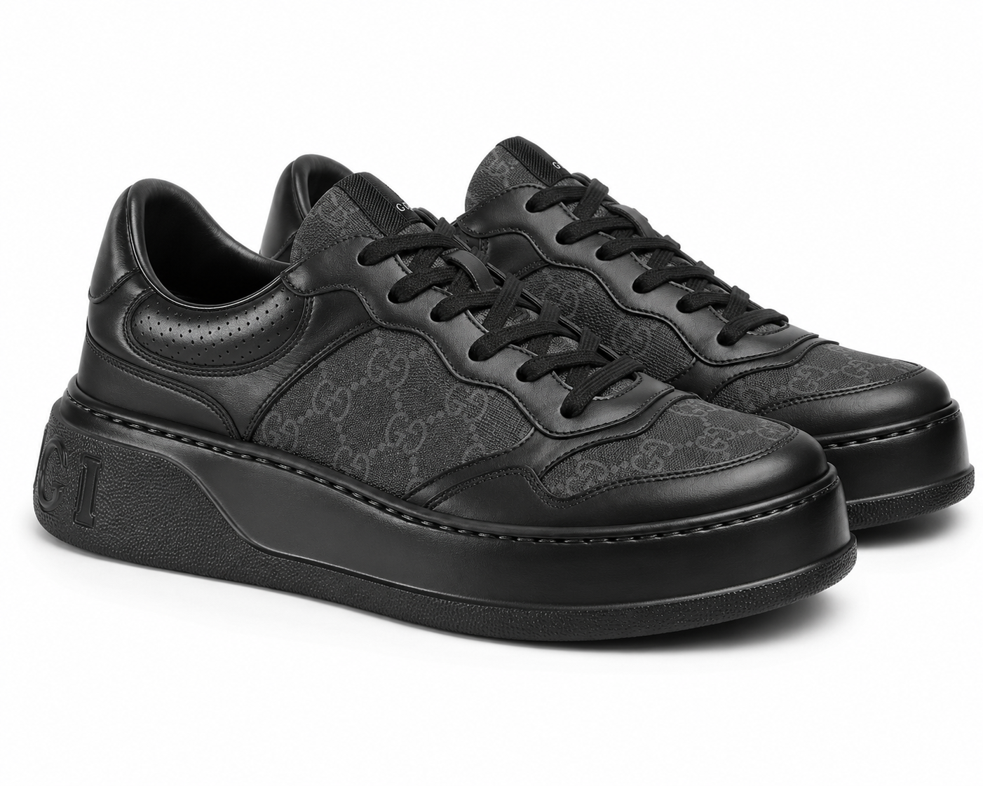 سنيكرز منصة Monogrami من GC-Black