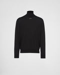 PRADA
Logo Turtleneck Sweater in Virgin Wool