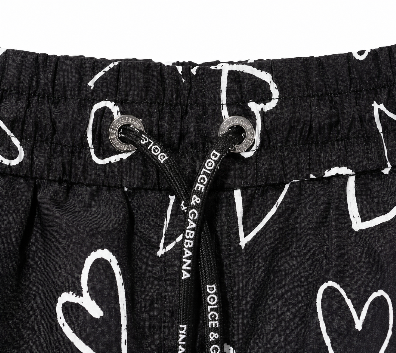 Heart Print Swim Shorts
