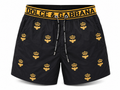 Inspired Premium Swim Shorts – Black/Gold