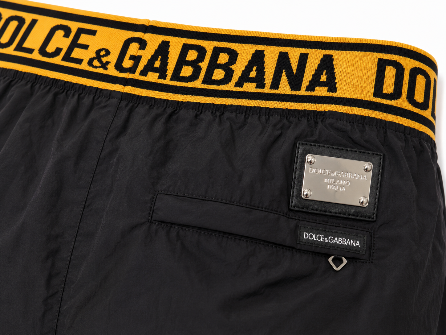 Inspired Premium Swim Shorts – Black/Gold