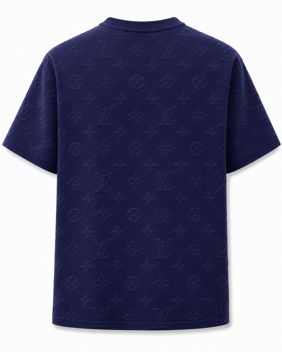 1V Monogram Knit T-Shirt – Navy
