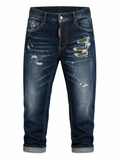 Dsquared Dark Blue Distressed Jeans