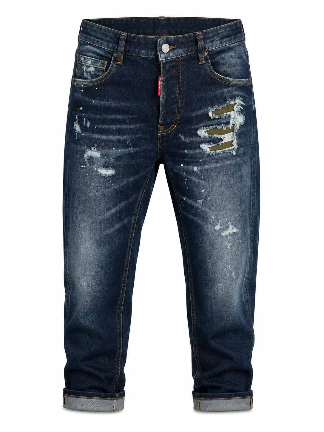 Dsquared Dark Blue Distressed Jeans