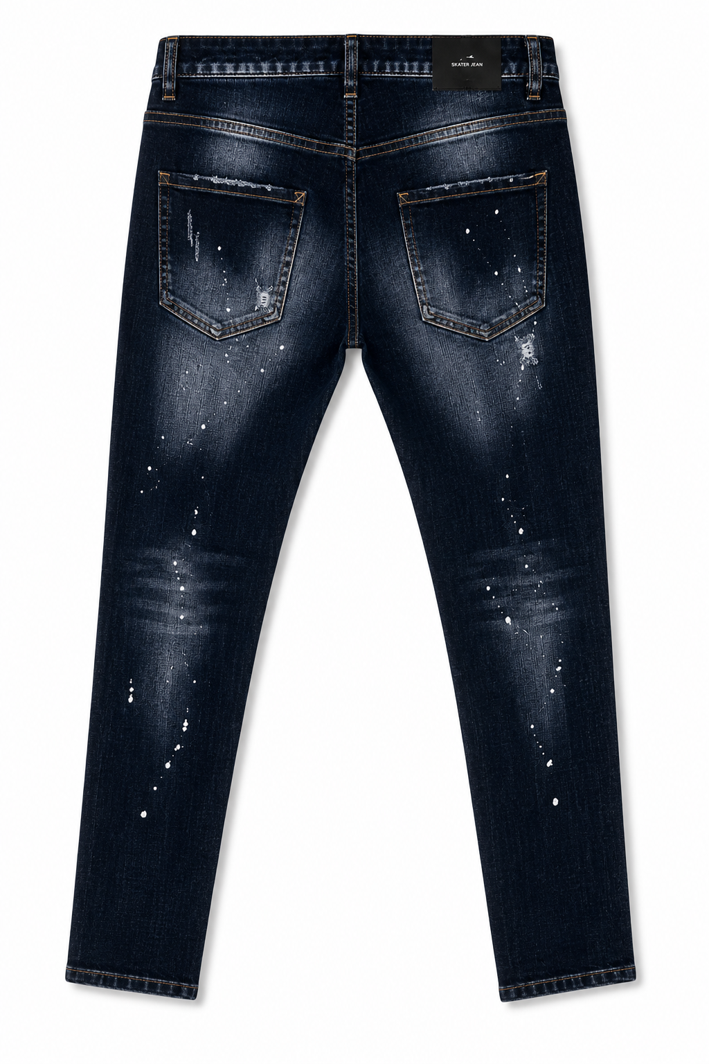 Dsquared - Dark Blue Distressed Slim Fit Jeans