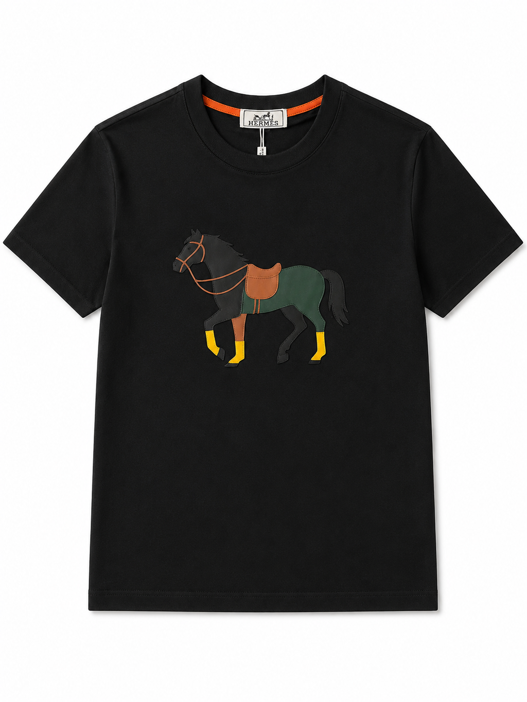 Horse Graphic T-Shirt – Black