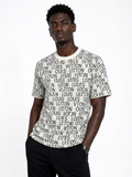 All-Over Logo Knit T-Shirt