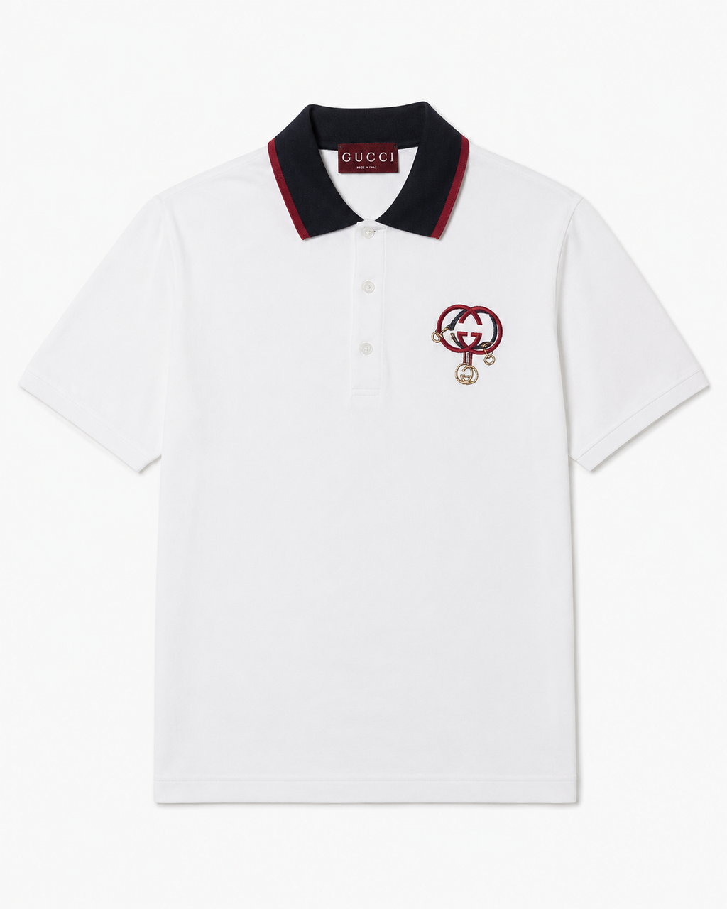 GC Horsebit Polo – White