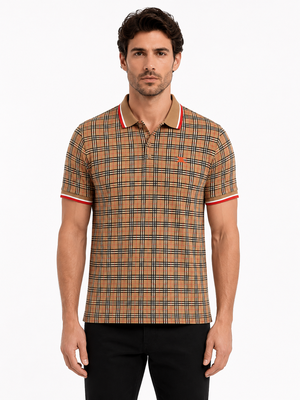 Burberry Check Polo Shirt