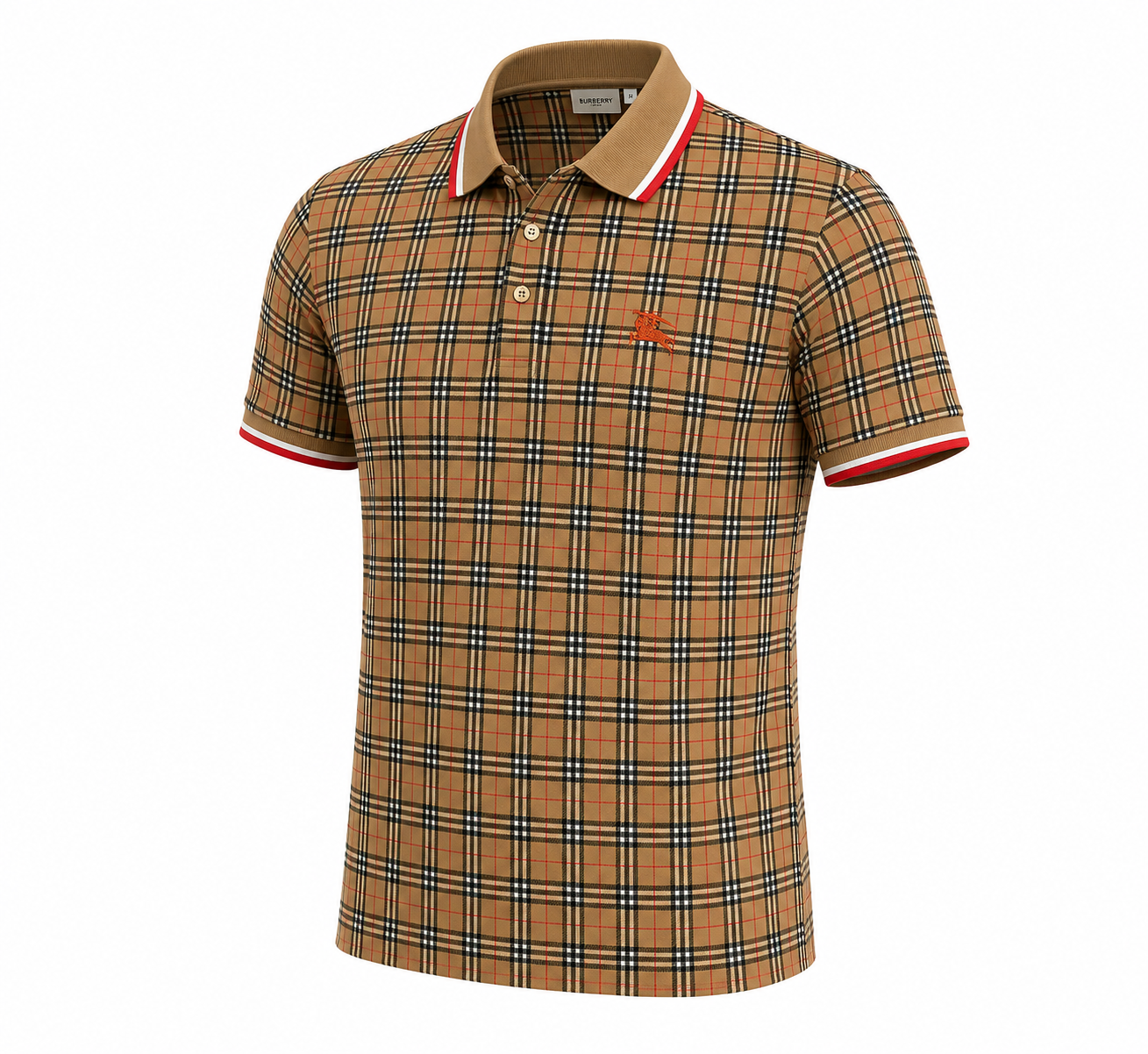 Burberry Check Polo Shirt