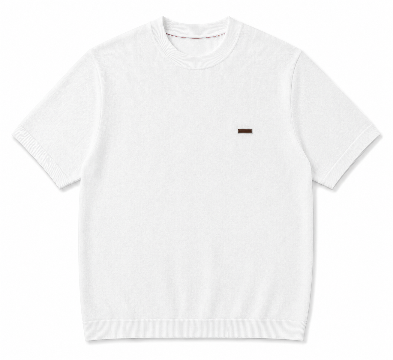 Zegna Knit Box Fit T-Shirt – White