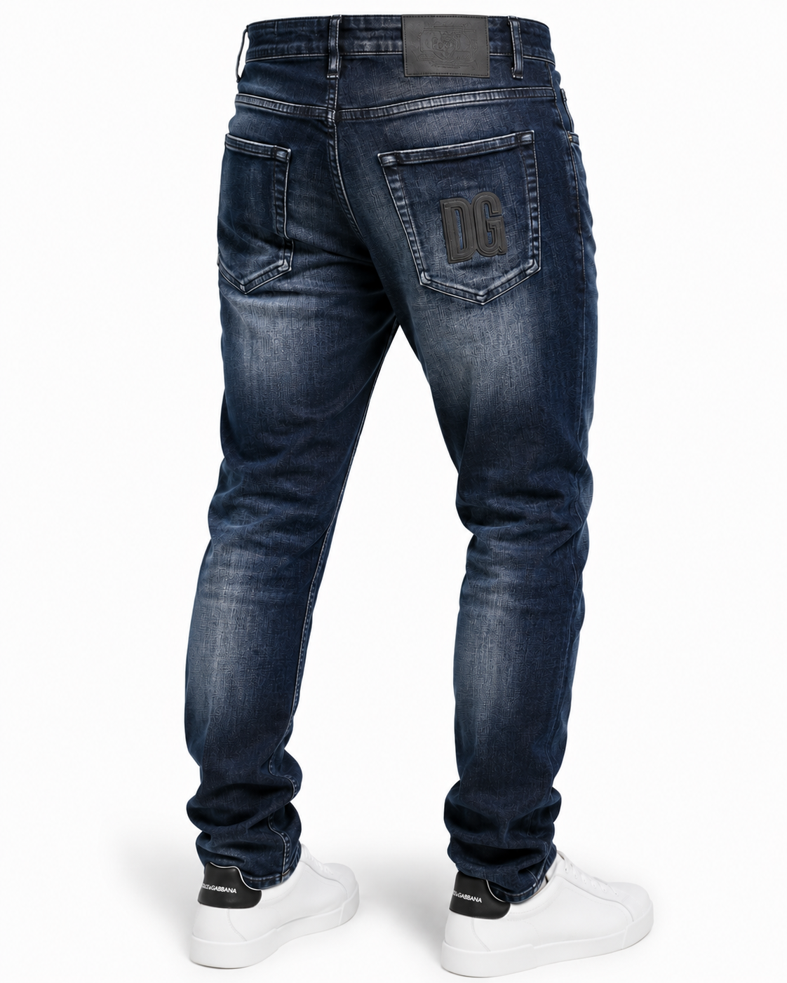D&G Blue Black Indigo Washed Denim Jeans