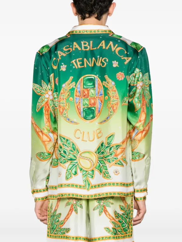 Casablanca 'Juayo d'Afrique' silk shirt