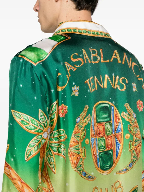 Casablanca 'Juayo d'Afrique' silk shirt