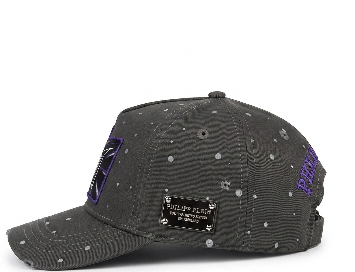 Philipp Plein Paint Splatter Cap