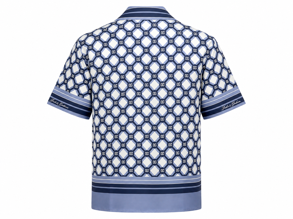 Blue & White Monogram Resort Set