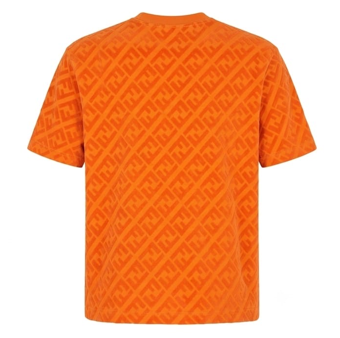 Fendi Orange FF Monogram T-Shirt