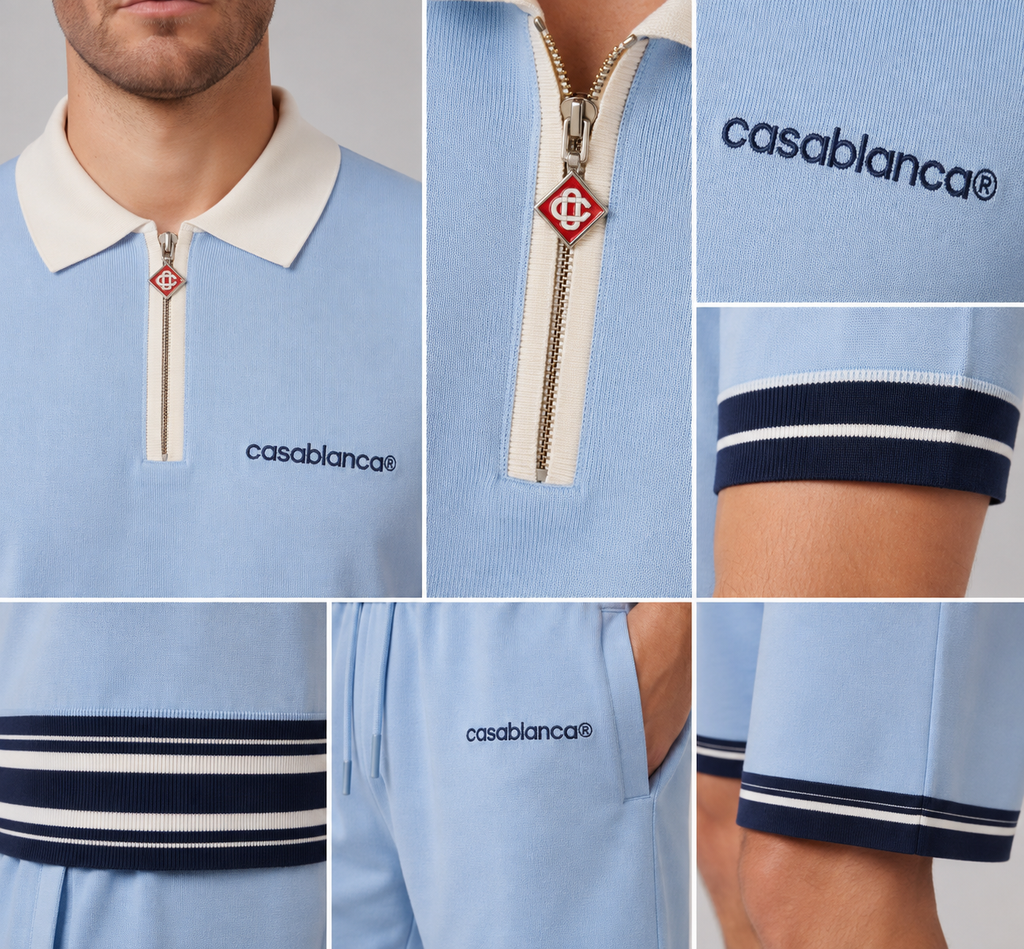 Casablanca Knit Polo Set