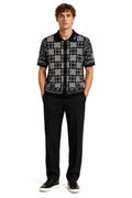 AMIRI Patterned Knit Polo