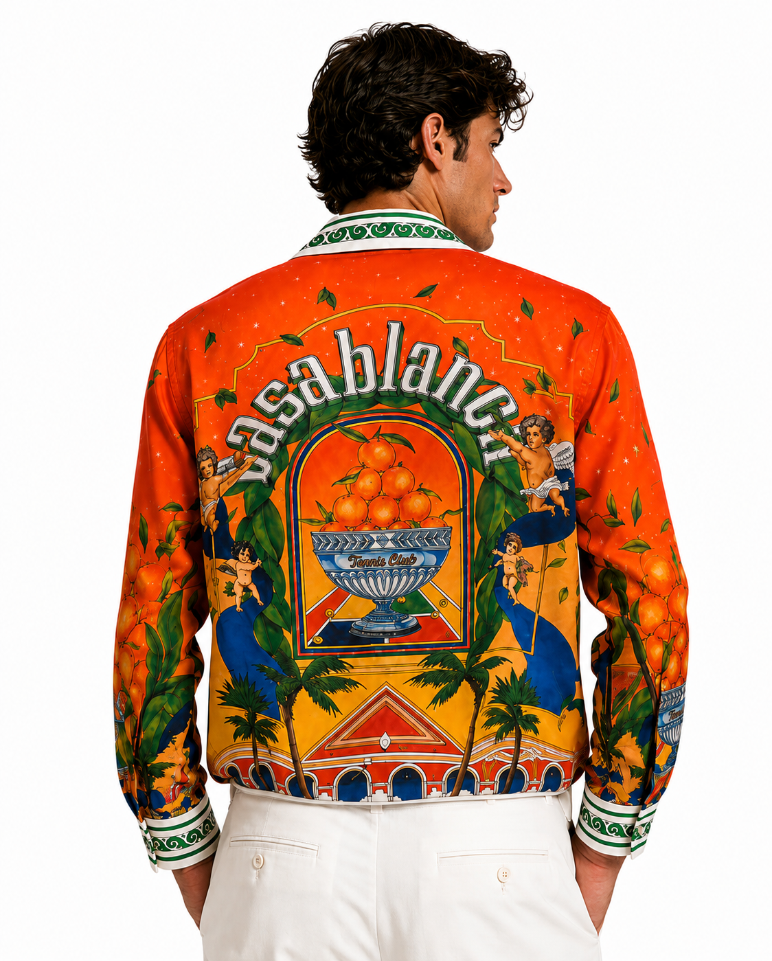Casablanca Printed Silk Shirt