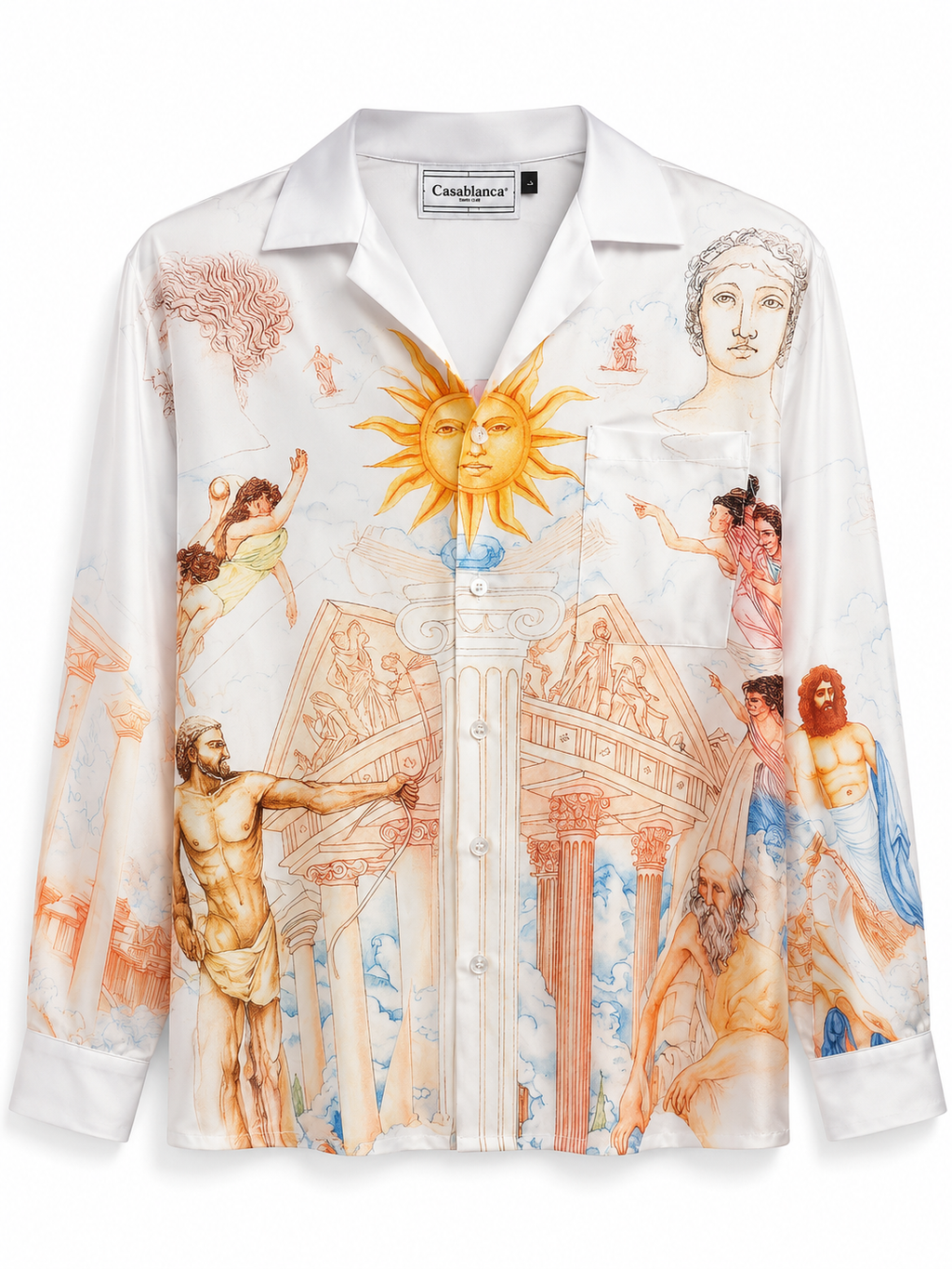 Casablanca Printed Silk Shirt