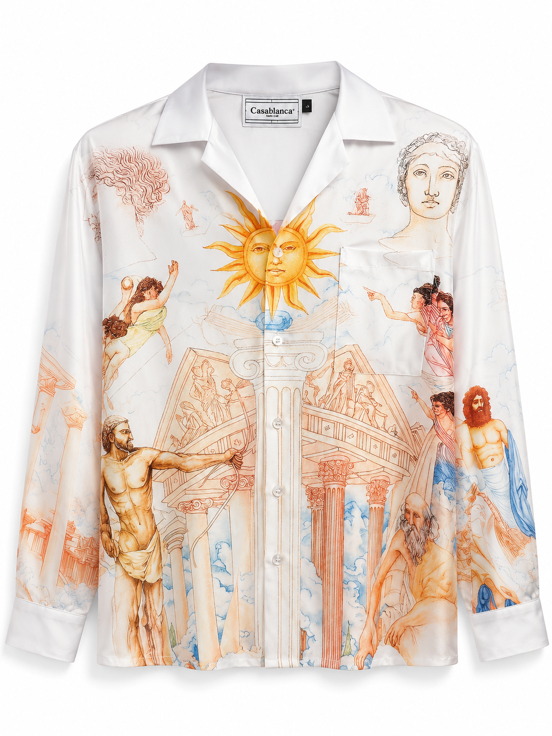 Casablanca Printed Silk Shirt