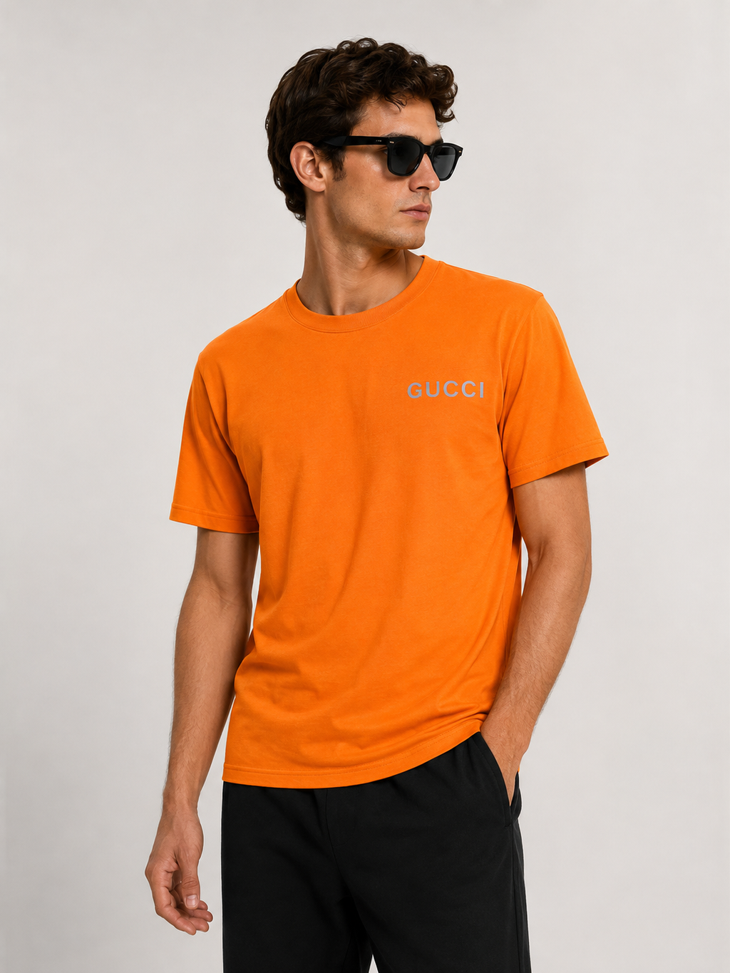 GC-  Orange Washed T-Shirt over sized